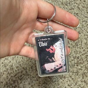 Vintage 2001 Elvis Tribute Terrance C. Buchwald Keychain